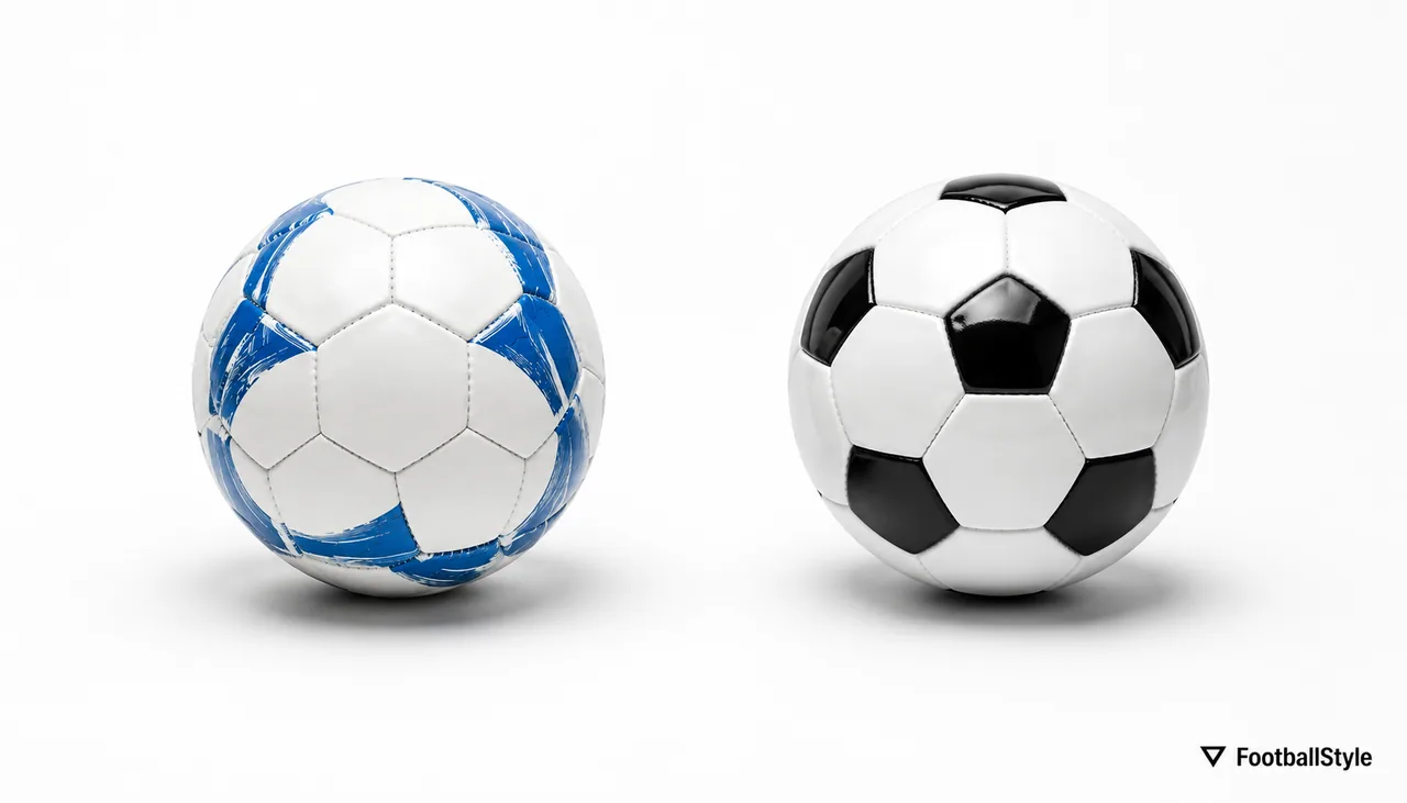 サッカー4号球とフットサル4号球の比較